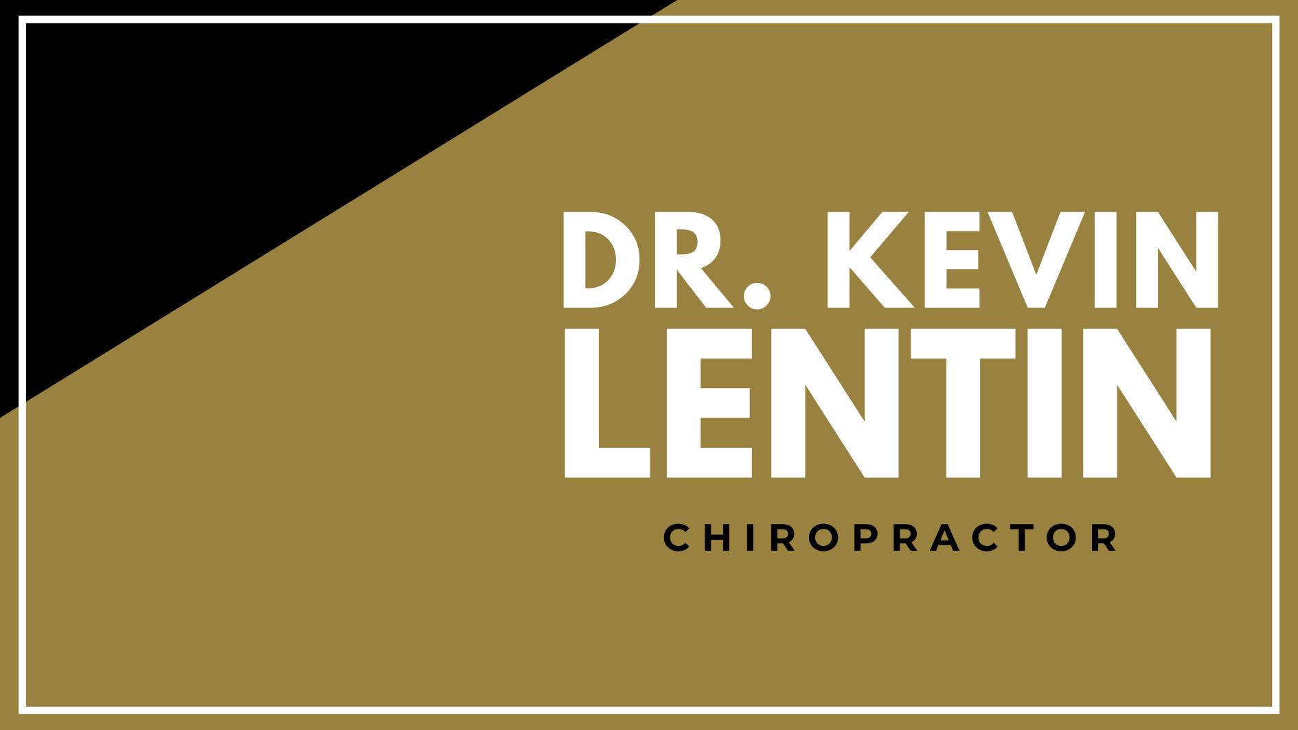 Dr Kevin Lentin - Chiropractor